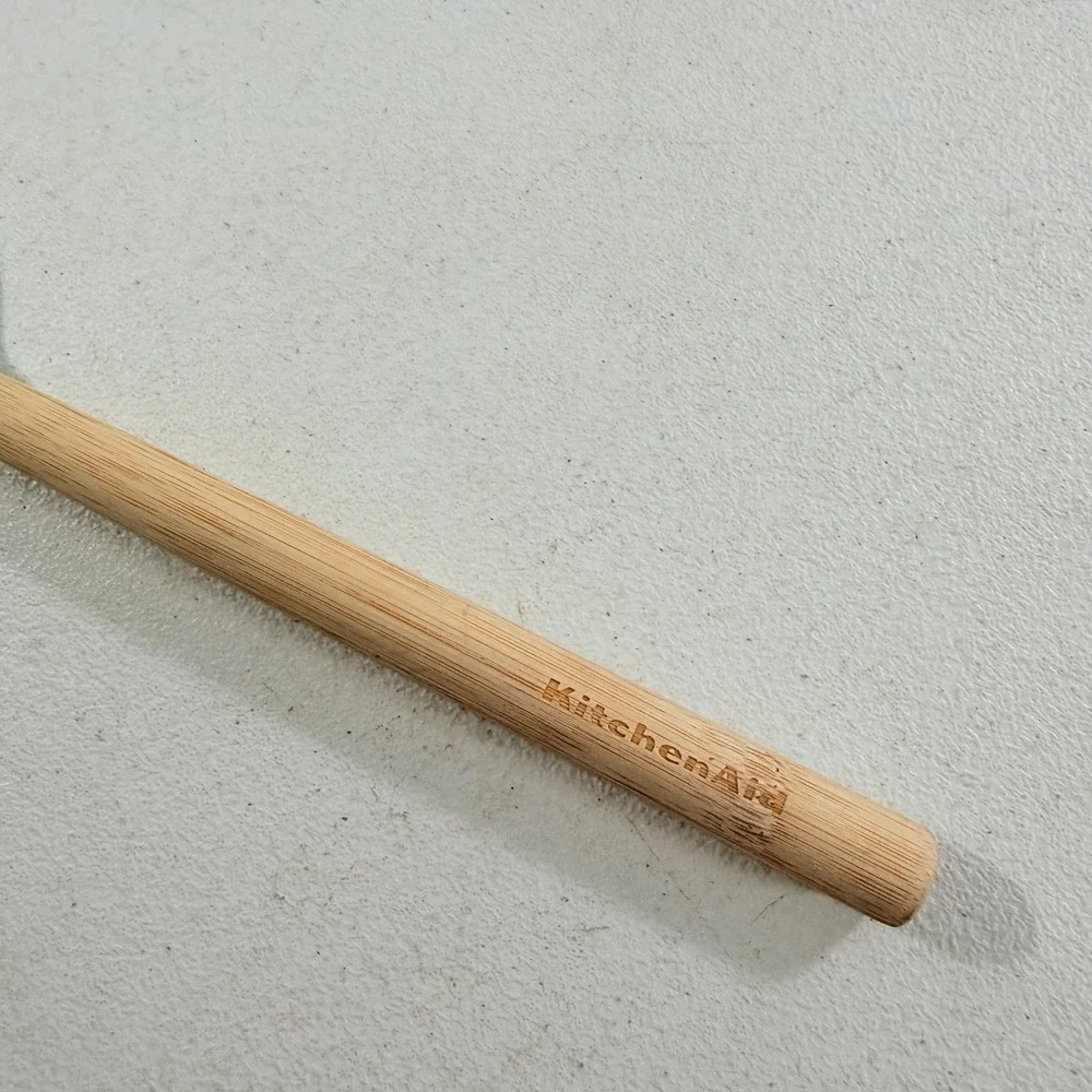Kitchenaid Silicone‎ Spatula Scraper Heat Resistant Wood Handle 13